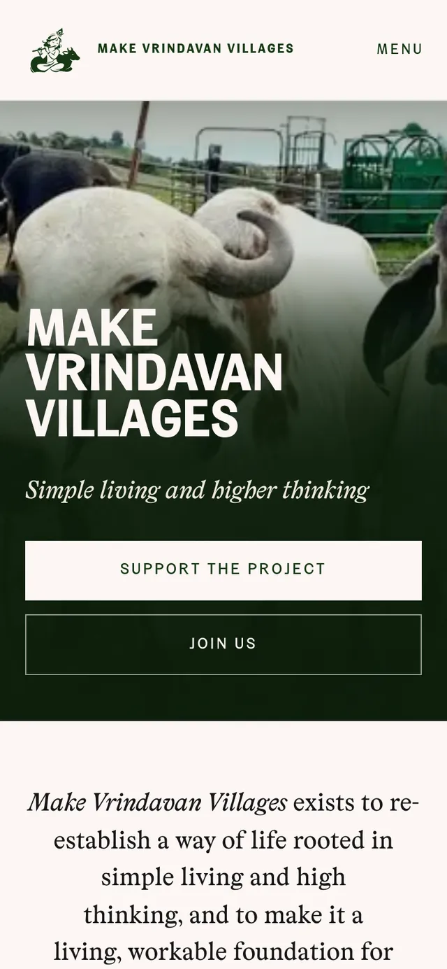 Make Vrindavan Villages (mobile)
